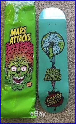 Original Paint Blind Bag Mars Attacks Skateboard Deck Santa Cruz