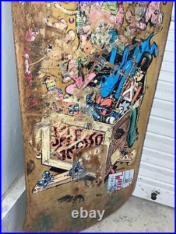 Original Vintage 1987 Santa Cruz Jeff Grosso Toy Box Skateboard Deck Not ReIssue