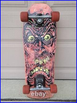 Original Vintage 80's Santa Cruz Rob Roskopp Skateboard Vtg OG