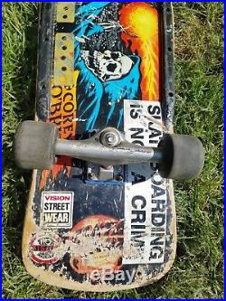 Original vintage Santa Cruz Corey O'Brien Skateboard complete