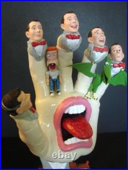 PEE-WEE HERMAN SCREAMS HAND Custom Kidrobot Santa Cruz Screaming Hand Figure