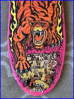 PINK Santa Cruz Skateboard Salba Tiger Reissue Deck Phillips Natas Neptune
