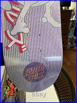 POKEMON x Santa Cruz MEWTWO Blind Bag Foil Skateboard Deck 8.0