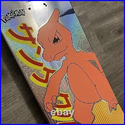 Pokemon Santa Cruz Charmeleon Skateboard Deck With Griptape (Skated)