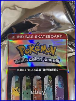 Pokemon Santa Cruz Collaboration Skateboard Deck Random Blind Bag Unopened