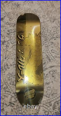 Pokemon Santa Cruz Gyrados Gold Skateboard 1/50