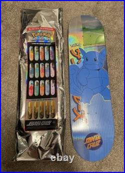 Pokemon Santa Cruz Wartortle Skateboard Deck Brand New