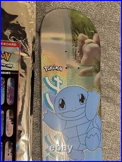 Pokémon x Santa Cruz SQUIRTLE! Skateboard Deck. RARE LIMITED