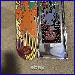 Pokémon x Santa Cruz Skateboard Charizard 8.0 Deck New With Packaging Wrapped