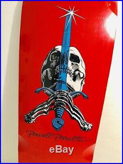 Powell Peralta Ray Rodriguez! Skateboard Deck! New! Santa Cruz! Red Skull Sword