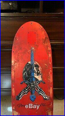 Powell Peralta Skull And Sword Old School Vintage OG Skateboard Santa Cruz Hosoi