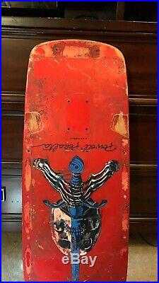 Powell Peralta Skull And Sword Old School Vintage OG Skateboard Santa Cruz Hosoi