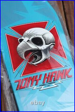 Powell Peralta Tony Hawk blue reissue Skateboard Deck Santa Cruz Sims Alva