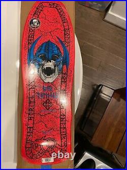 Powell Peralta Welinder Nordic Skull Skateboard Deck NEW! Santa Cruz HOT PINK