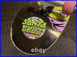 Pre-owned SANTA CRUZ x TMNT'SCREAMING HANDS COMPLETE SKATEBOARD 8.0 X 31.5