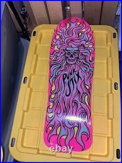 Punk Stix Sun God Jason Jessee Spoof Skateboard Deck Santa Cruz Pink