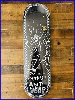 RARE Antihero John Cardiel Rude Bwoy Skateboard Deck Santa Cruz Powell Peralta