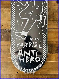 RARE Antihero John Cardiel Rude Bwoy Skateboard Deck Santa Cruz Powell Peralta