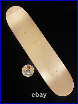 RARE Laser Wood Engraved Dia De Los Muertos Skateboard Deck Santa Cruz Caballero