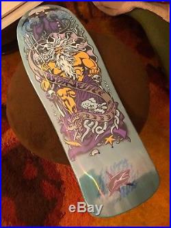 RARE NOS Santa Cruz Skateboards Jason Jesse Bat Neptune Prism Deck Ltd 500 Rare