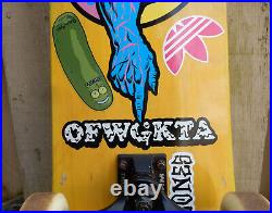 RARE OFWGKTA Odd Future Skateboard Santa Cruz Donut Tyler Creator Thunder Trucks