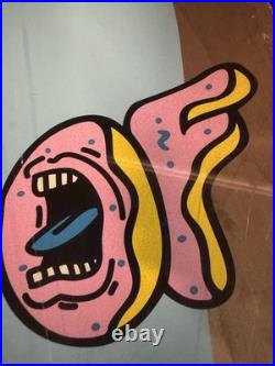 RARE Odd Future Donuts Santa Cruz Screaming Shaped Skateboard Deck In Shrink