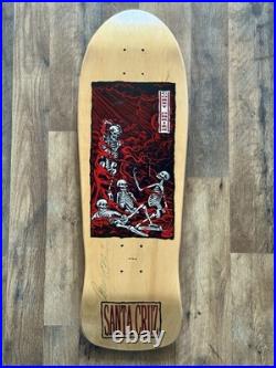 RARE SIGNED Corey O'Brien Purgatory Santa Cruz Skateboard Deck AUTOGRAPHED