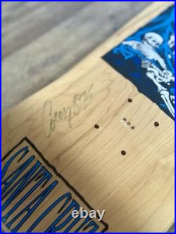 RARE SIGNED Corey O'Brien Purgatory Santa Cruz Skateboard Deck AUTOGRAPHED