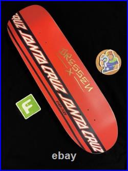 RARE SIGNED Eric Dressen Santa Cruz Everslick Eyes Skateboard Deck AUTOGRAPHED