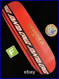 RARE SIGNED Eric Dressen Santa Cruz Everslick Eyes Skateboard Deck AUTOGRAPHED