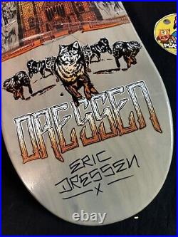 RARE SIGNED Eric Dressen Santa Cruz Funeral French Skateboard Deck AUTOGRAPHED