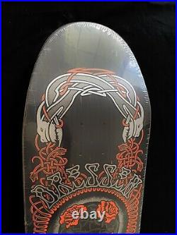 RARE SIGNED Eric Dressen Santa Cruz Matte Black Skateboard Deck Autograph 9.31