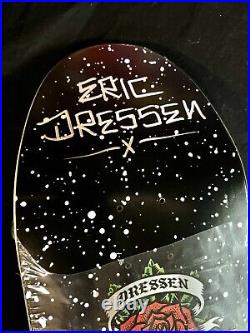 RARE SIGNED Eric Dressen Santa Cruz Shining Rose Skateboard Deck AUTOGRAPHED