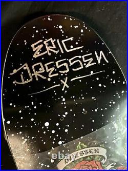 RARE SIGNED Eric Dressen Santa Cruz Shining Rose Skateboard Deck AUTOGRAPHED