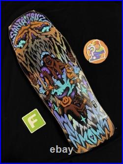 RARE SIGNED Eric Winkowski Crystal Cove Doodle Santa Cruz Skateboard Deck AUTO
