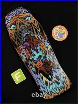 RARE SIGNED Eric Winkowski Crystal Cove Doodle Santa Cruz Skateboard Deck AUTO