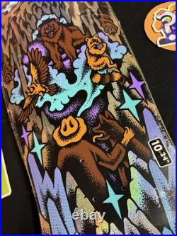 RARE SIGNED Eric Winkowski Crystal Cove Doodle Santa Cruz Skateboard Deck AUTO
