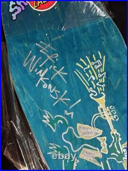 RARE SIGNED Eric Winkowski Crystal Cove Doodle Santa Cruz Skateboard Deck AUTO