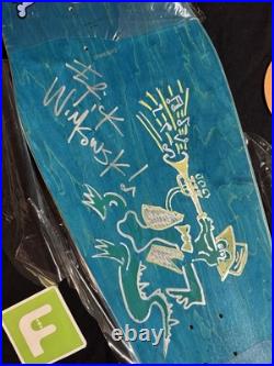 RARE SIGNED Eric Winkowski Crystal Cove Doodle Santa Cruz Skateboard Deck AUTO