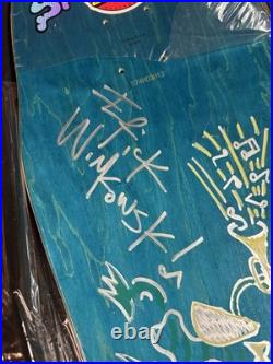 RARE SIGNED Eric Winkowski Crystal Cove Doodle Santa Cruz Skateboard Deck AUTO