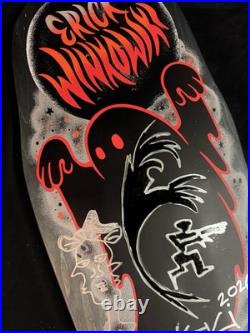 RARE SIGNED Eric Winkowski Red Ghost Doodle Santa Cruz Skateboard Deck AUTOGRAPH