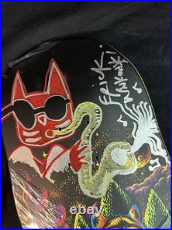 RARE SIGNED Eric Winkowski Trash Panda Doodle Santa Cruz Skateboard Deck AUTO