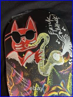 RARE SIGNED Eric Winkowski Trash Panda Doodle Santa Cruz Skateboard Deck AUTO