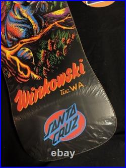 RARE SIGNED Eric Winkowski Trash Panda Doodle Santa Cruz Skateboard Deck AUTO