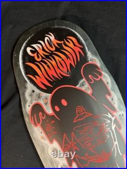 RARE SIGNED Eric Winkowski UFO Beach Doodle Santa Cruz Skateboard Deck AUTOGRAPH