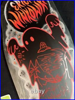 RARE SIGNED Eric Winkowski UFO Beach Doodle Santa Cruz Skateboard Deck AUTOGRAPH