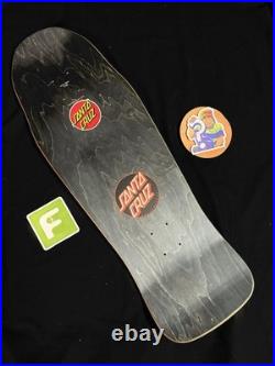 RARE SIGNED Eric Winkowski UFO Beach Doodle Santa Cruz Skateboard Deck AUTOGRAPH