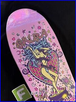 RARE SIGNED Steve Alba SALBA Santa Cruz Pink Witch Doctor Skateboard Deck AUTO