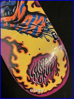 RARE SIGNED Steve Alba SALBA Santa Cruz Tiger Screaming Hand Skateboard Deck