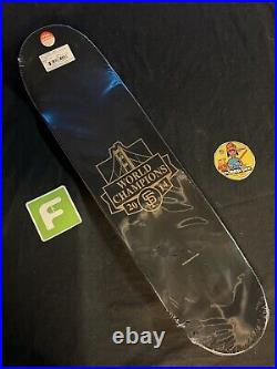 RARE San Francisco Giants World Series 2014 Gold Foil Santa Cruz Skateboard Deck